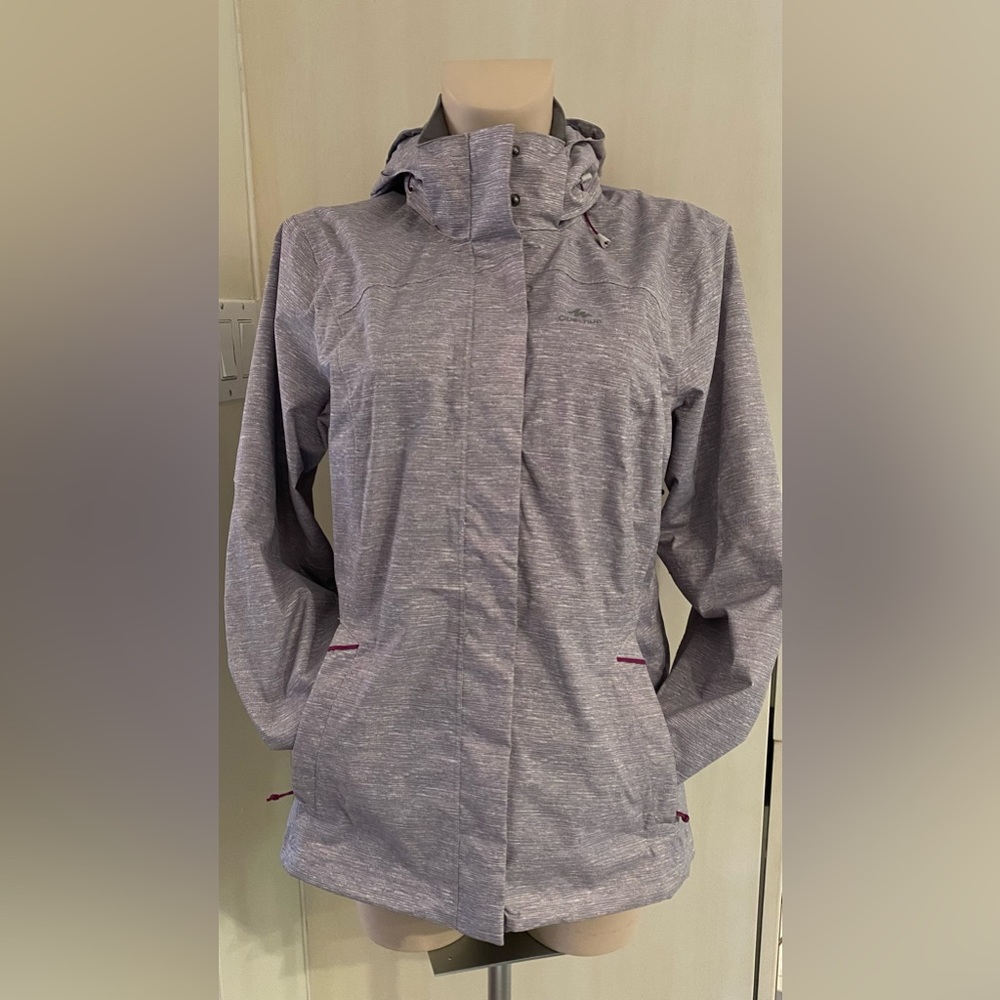 gray polyester coat